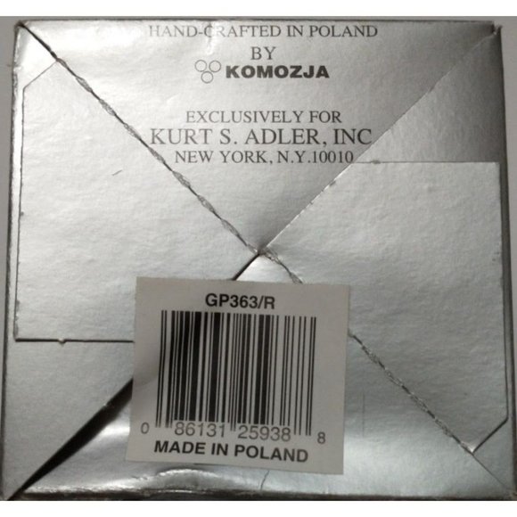 Glass Polonaise Die Christmas Ornament Kurt Adler - Picture 5 of 5